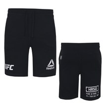 리복 남성 UFC FG 플리스 기모 트레이닝반바지-BQ2931