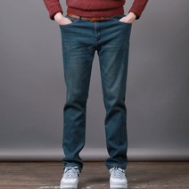스댕클럽 남성용 겨울 기모 본딩 슬림핏 스판 청바지 SBJ0210