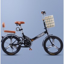 접이식 자전거 미니벨로 여성 작은 바퀴 20 인치 16 초경량 자전거 통근 성인 남성, 22인치, B