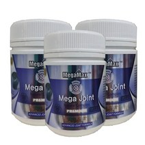뉴질랜드 메가맥스 메가조인트 초록입홍합 글루코사민 MSM MEGA JOINT 120캡슐 3개