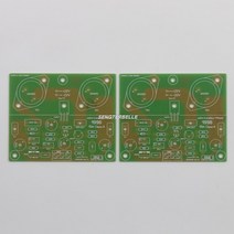 하이파이 파워 앰프 보드 PCB OCL 회로 클래스 A 골드 씰 JLH1996 15W 한 쌍