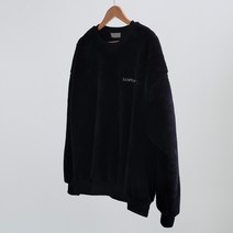 빠델 양면 털 샌프란 오버핏 맨투맨