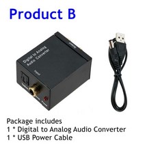 비디오테이프 변환 비디오 테이프 USB 플레이어 동영상 파일 yigetohde 디지털-아날로그 오디오 기 광섬유 toslink 동축 신호-av rl 오디오 디코더 spdif, USB 케이블로, 1개