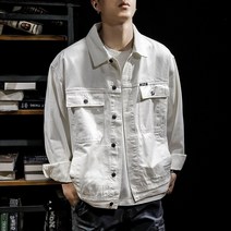 봄 가을 순면 데님 재킷 남성 느슨한 유행 브랜드 대형 가을 겨울 플러스 벨벳 두꺼운 툴링 비행 재킷 봄 노브댄스복 왁킹 댄스학원 힙합플레이야 힙합퍼 힙합엘에이
