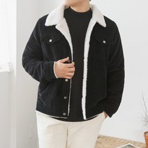남자 빅사이즈 코듀로이 양털 점퍼
