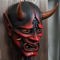 무서운 마스크 오니 가면 인형탈 도깨비 가면탈, 단일