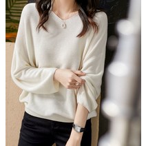 드레스허그 베이직 3 color 소매벌룬 니트