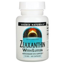 소스네츄럴 루테인이 함유된 제아잔틴 10mg 캡슐 60정 시세포 라식라섹 루테인 지아잔틴 망막 황반 눈건강