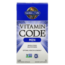 가든 오브 라이프 Vitamin Code 남성용 천연 식품 종합비타민 베지 캡슐 120정