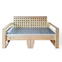 참살이 편백나무 원목 돌 소파, 기본