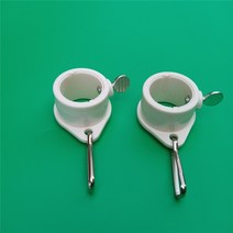 깃발 고정 받침대 깃발 걸이 거치대 국기봉 꽂이 실용적인 깃대 장착 링 회전 깃대 장착 링 2 팩, 2개