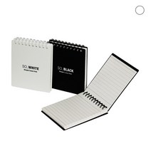 데이스토리 PP사각수첩 화이트 92x105