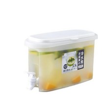 전기도시락 비화식발열용기 보온도시락 주전자 레몬 주스 주전자 용 수도꼭지가있는 3.5l 물 주전자 주방 음료 용기 용기 내열 투수 냉수 병 new, 협력사, 01