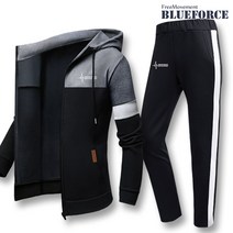 블루포스 남여공용 뷰라스 후드집업 트레이닝 세트 남자 여자 커플룩 운동복 츄리닝 셋트 트레이닝복 홈웨어