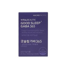 바이탈뷰티 굿슬립 가바365 430mg x 60정 + 10정/b