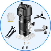 전기 유선 트리머 라우터 홈파기 홈파는기계 목공 목재 도구 나무 루터기, 1200W 고급