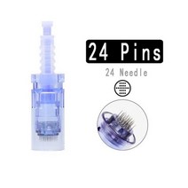 오토 MTS 니들 카트리지 닥터펜 Ultima A6 펜 E30 M7 M5 microneedling 9 12 36pin Nano Round PMU 아이 라이너 반영구머신 메조테라피, 24핀(24바늘)