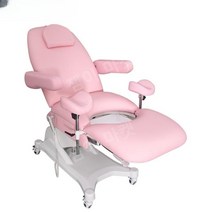 전자동 산부인과 의자 진찰대 전동 침대 이동식 리프팅 여성병원 분만 클리닉, A02C업그레이드버전발판싱글모터핑크