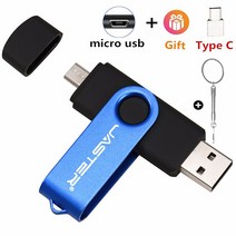뜨거운 판매 TYPE-C USB 2.0 Pendrive 64 기가바이트 32 고속 펜 드라이브 플래시 디스크 안드로이드 스마, 04 Blue_01 4GB