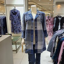조순희 편안한 마 면 롱자켓 BL