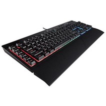 Corsair 미국출고-CORSAIR K55 RGB PRO - 동적 RGB 백라이트 - Elgato Stream Deck 소프트웨어 통합이 포함된 6개의 매크로 키 - IP42 방진 및 유출 방지 - 분리형 팜레스트 - 전용 미디어 및 볼-171191, 단일옵션, 03.RGB 프로 번들