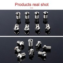 3D프린터부품 Torlipy-V6 니켈 도금 노즐 고온 3D 프린터 PEI PEEK 탄소 섬유 필라멘트 V6 Hotend Heatblo, 02 1.2mm