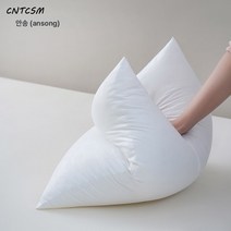 CNTCSM 제조사 직판 소파 베개 코어 허리 베개 주문 제작 고탄성 내마모 쿠션 프린트 내담 45 50 60 70 80, 70*70 약 1000g【65 베개 커버 포함】