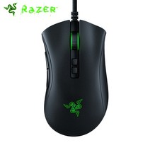 손목 편한 마우스 선물 사무직 게이머 터널 증후군 통증 신상새로운 Deathadder v2 e-스포츠 rgb 라이트 케이블 컴퓨터 게임 노트북 cf 매크로 게임, 레이저 데스에더 v2