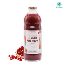(플러스행사) 투네이쳐 프리미엄 NFC 석류 착즙주스 100% 터키산 석류 원액 착즙 1000ml, 1
