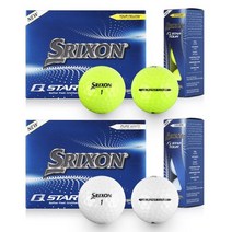 2023신상 스릭슨 Q STAR TOUR 3피스 골프공, TOUR YELLOW, TOUR YELLOW, .