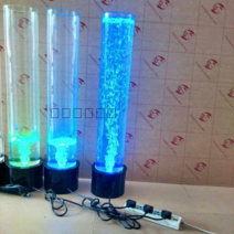 물기둥 램프 라이트 물멍 분위기 LED 버블 기포, 직경 12CM 높이 88CM