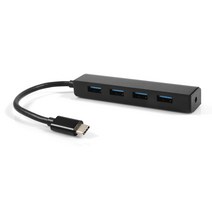 넥스트 NEXT-616TC USB3.1 C타입 to USB 3.0 허브 4포트 HUB 무전원 슬림형 USB허브, 선택없음