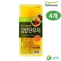 풀무원 김밥단무지 400g, 4개