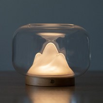 인테리어어항 유리 구피 열대어 사무실 LED 관상어 거실 인테리어 어항, 대형(충전및연결가능)