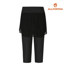 올포유 봄선오픈 올포유 여성 웜업 메쉬 플리츠 7부 치마 레깅스 AWWPJ5327-199_G