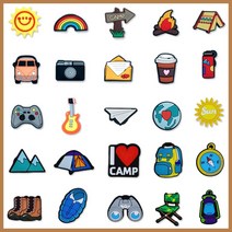 [스틱스] 캠핑 차박 장식 파츠 악세사리 실내화 신발꾸미기 데코덴