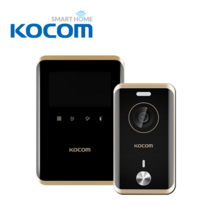 [아크릴인터폰박스] 코콤 KCV-R431E 초인종 매립형 패키지 블랙 4선식 아날로그 인터폰 비디오폰 도어폰 4.3인치 셀프설치