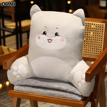 puildaug 사무실 좌석 베개 허리 쿠션 허리 쿠션 허리 쿠션 허리 쿠션 의자 허리 소파 임산부 베개, 허스키 60x55