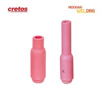[크레토스] 알곤용접기 세라믹노즐 단지노즐 일반 변형 숏타입 롱타입, 11mm (#7), 350A 변형