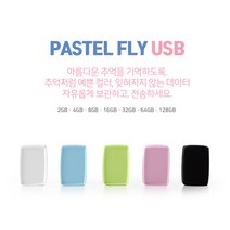 이앤디몰 FLY USB 메모리 2GB/파스텔톤/USB2.0/미니멀 사이즈 슬라이드형, 화이트