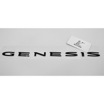 GV80 제네시스 레터링 블랙 하이그로시 도색 전문, 제네시스 GV80 레터링