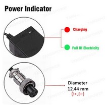 전기 팩 부품 DIY 호환 변환 54.6V 4A 리튬 이온 배터리 충전기 48V 13S Kugoo G1 스쿠터 휠체어 자전거, 03 GX16, 03 UK