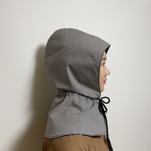 양면 바라클라바 후드모자, 블랙