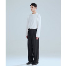지플리시 소프 울 벨트 슬랙스 블랙 SOFE BK