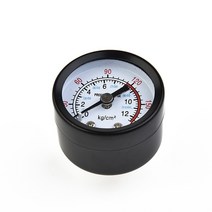 공기 압축기 게이지 0-12Bar / 0-180PSI 압력계 미니 펌프 디스플레이, 한개옵션0