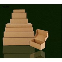 골판지 배송 상자 포장 크래프트 우편물 의류 선물, 01 kraft_11 10x10x5cm