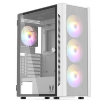 쓰리알시스템 R500 미들타워 PC케이스, 화이트