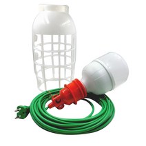 LED 고와트 작업등 40W 10M 스위치부착 캠핑 가설조명 E39 보호망 전구세트, 1개