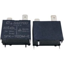 릴레이소켓 5PCS 릴레이 SFK105DM 112DM 4PIN 25A/250VAC 5V, 02 SFK112DME 12V