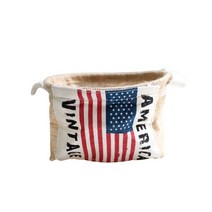 ▒고질라몰▒Flag 쥬트바스켓(소) 분리수거함 (미국) x2 예쁜분리바스켓 분리바스켓 분리수거함 예쁜분리수거함 분류바구니